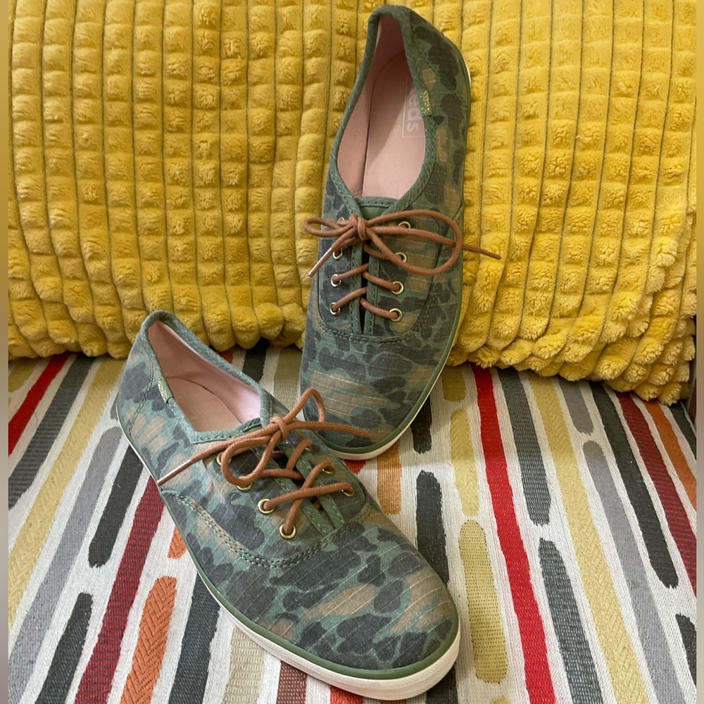 KEDS Camo Canvas Sneakers